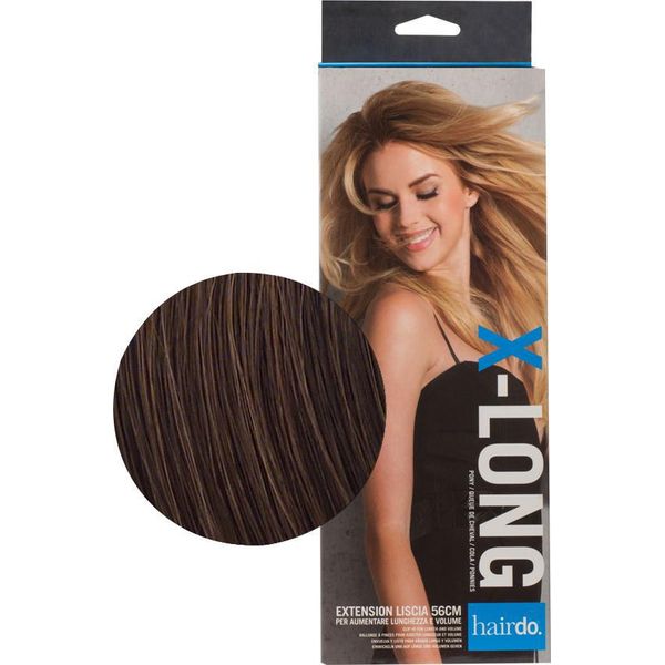 Hairdo Extension Liscia Castano Medio Ramato 56Cm - Extension Liscia-image