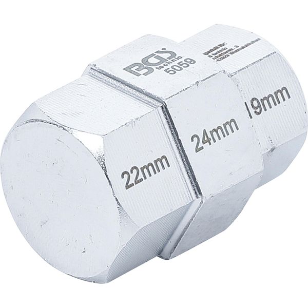 Bgs 5059 | Inserto Per Motoveicoli | 19 - 22 - 24 Mm | Per Pedane Yamaha, Kawasaki, Bmw, Honda, Suzuki, Kawasaki-image