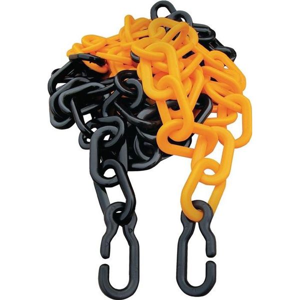 Catena Di Sbarramento Pp Giallo/Nero 9Mm L.3M L.2 Ganci Universali-image