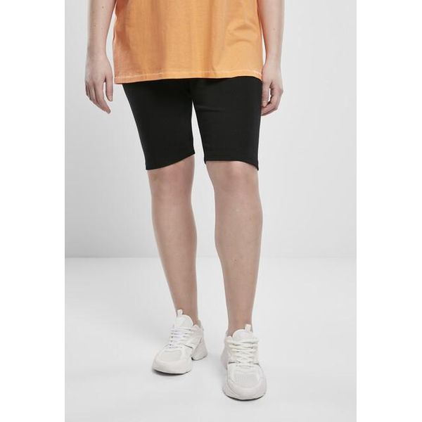 DáMské KraťAsy Urban Classics Pantaloncini Da Ciclismo A Vita Alta Da Donna, Nero - L-image