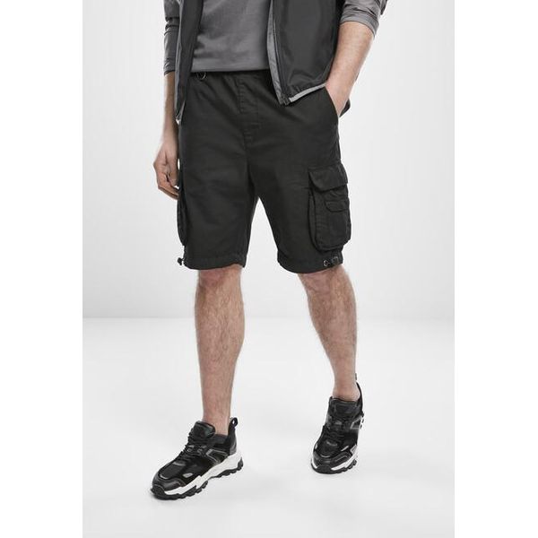 PáNské KraťAsy Urban Classics Pantaloncini Cargo Doppia Tasca Nero - Xl-image