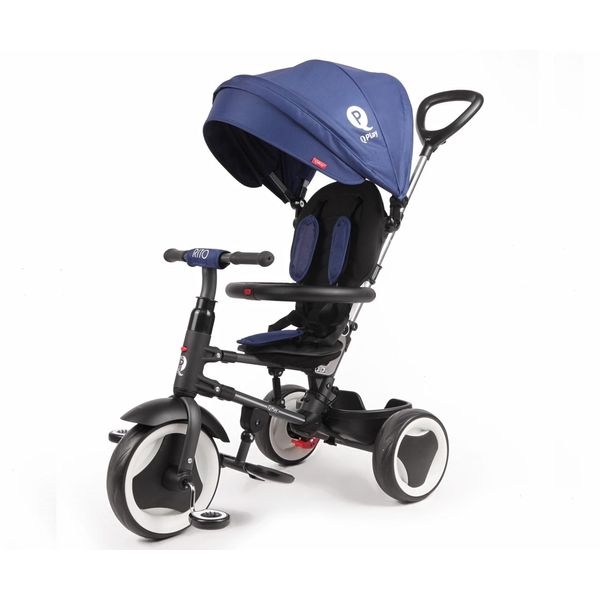 Qplay Rito Blue Triciclo Blu A Tre Ruote Da 10 A 36 Mesi Cresce Con Il Bambino-image