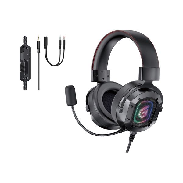 Conceptronic ATHAN03B - Headset - OhrumschließEnd - Kabelgebunden - 3,5 Mm Stecker - Schwarz-image