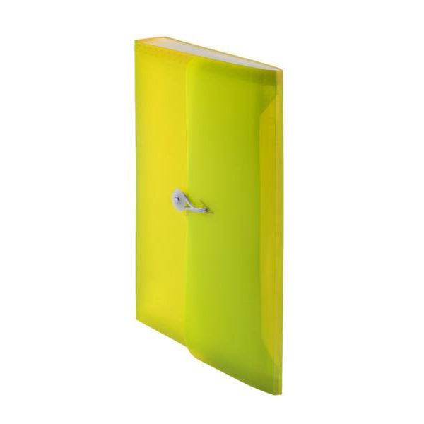 Cartella Pieghevole Pp Con Elastico (13) A4 Giallo-image