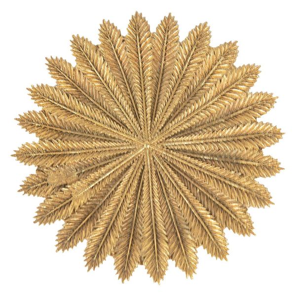 Ciotola Per Decorazioni Clayre & Eef Ø 20X2 Cm Rami In Poliresina Color Oro-image