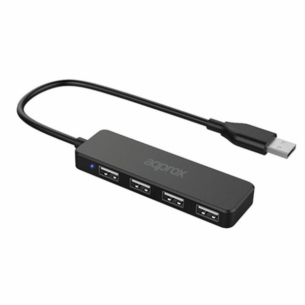 Hub A 4 Porte Usb 2.0 Nero Ca-image