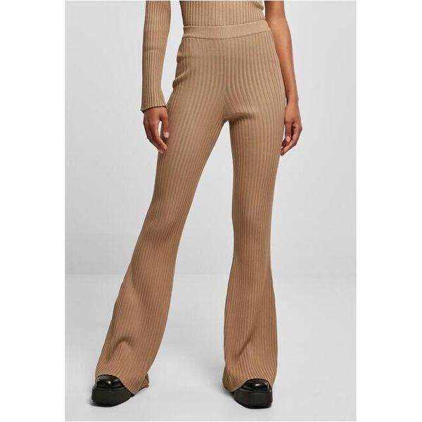 DáMské Leginy Urban Classics Donna Leggings A Costine Svasate Unionbeige - 4XL-image