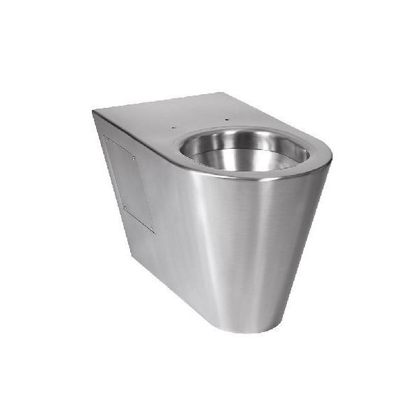Sanela Toilette In Acciaio Inox - Toilette A Pavimento Anti-Wandal In Acciaio Inox Slwn 14-image