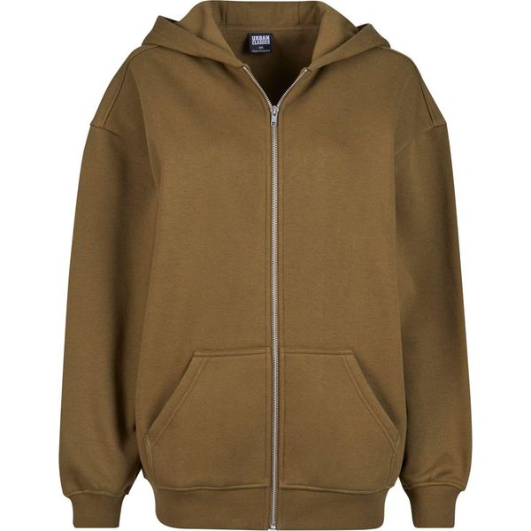 Urban Classics TB5036 | Ladies Oversized Zip Hoody Ladies Zip Hoody - Colore: Summerolive - Taglia: L-image