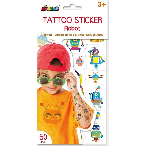 Avenir Tattoo Sticker Robot-image
