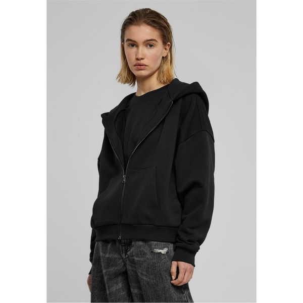 Urban Classics TB6131 | Giacca Da Donna Con Cappuccio Boxy Zip - Colore: Nero - Taglia: 3XL-image