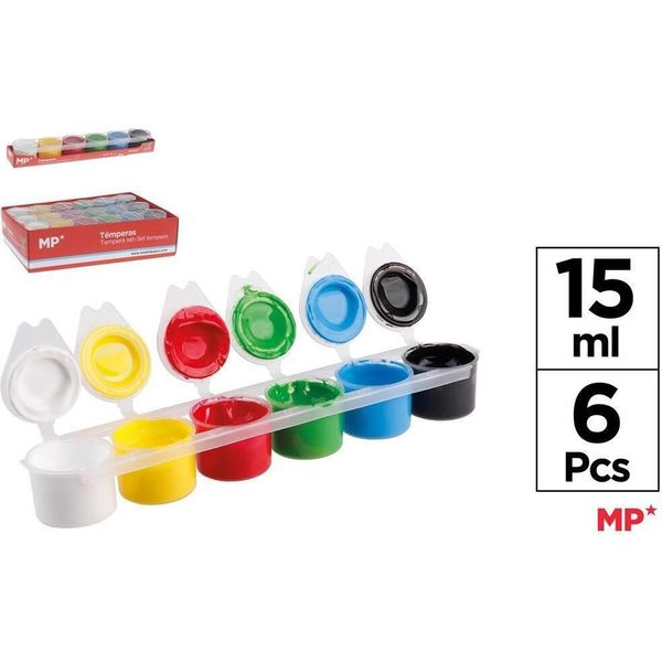 Tempera Per Poster 15Ml 6 Colori-image