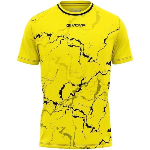 Givova Graphite T-Shirt Manica Corta Giallo M Uomo Giallo M-image