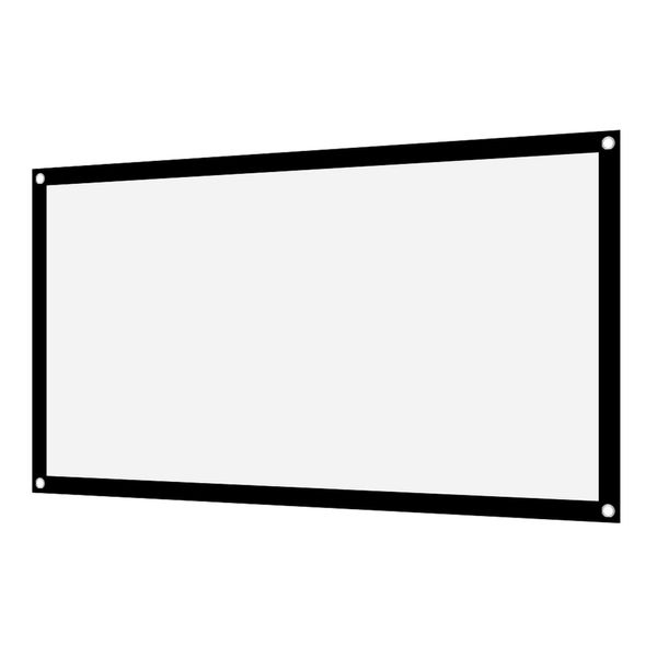 Schermo Per Proiettore Bianco Senza Pieghe, Schermo Per Proiezione, Schermi Per Proiezione Bianchi, Schermo Per Proiezione 16:9, Tenda Per Proiettore-image