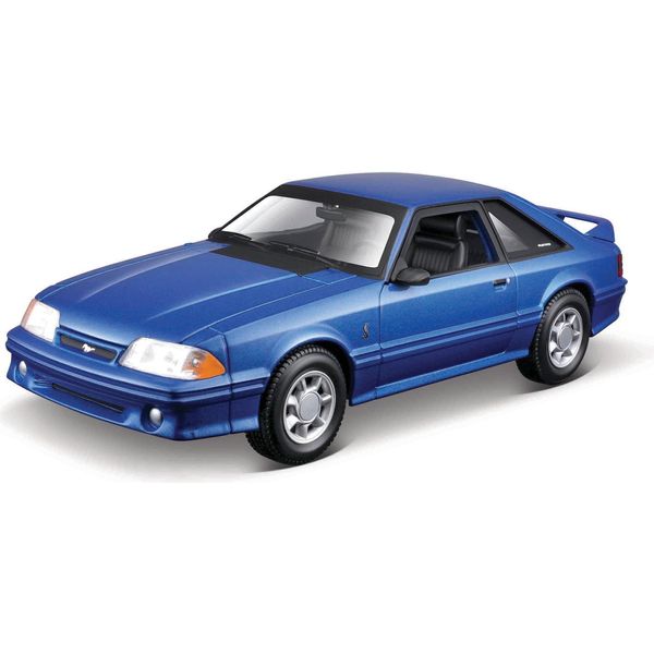 Maisto - 1993 Ford Mustang Svt Cobra, Blu Metallizzato, Catena Di Montaggio, 1:24-image