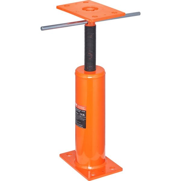 Martinetto Carrellato Vevor Gamma Di Altezza 30,5-40,6 Cm, Portata Massima 40,6 Kg, Trave Di Sostegno Regolabile, Asta Del Martinetto Per Il Livellamento Del Basamento, Supporto Di Sollevamento In Acciaio, Montante Telescopico Del Martinetto Carrellato-image