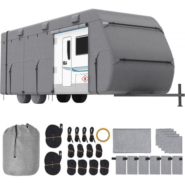 Telo Per Caravan - Telo Protettivo Per Caravan - Telo Protettivo Per Camper 6,1-6,7 M - Telo Impermeabile Per Camper E Motorhome-image