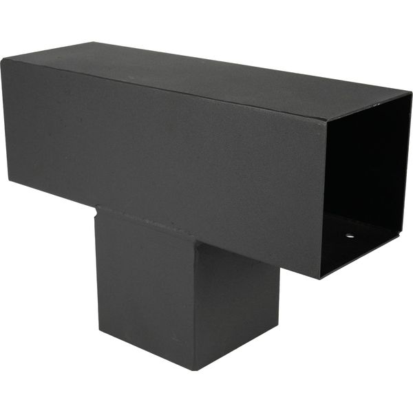 Prolunga Pergola Nera Per Trave 12 X 12 Cm Modello Cubo - Per Pezzo-image