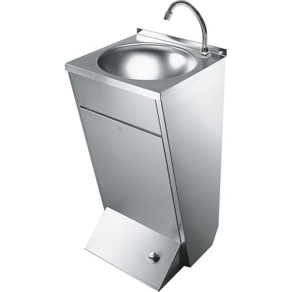 Kwc Ar Lavabo Singolo, Anima, Acciaio Inox, 450X850X451 Mm, A Pedale-image