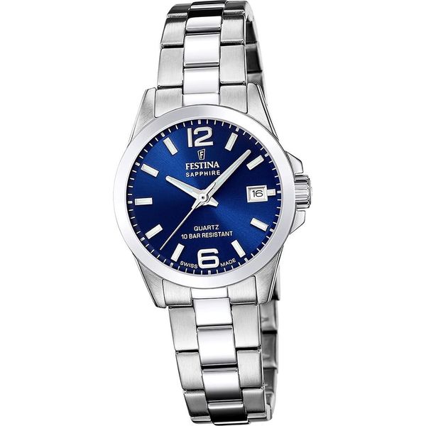 Festina Orologio Da Donna Orologio Da Polso Swiss Acciaio Inossidabile Argento D2UF20049/5-image