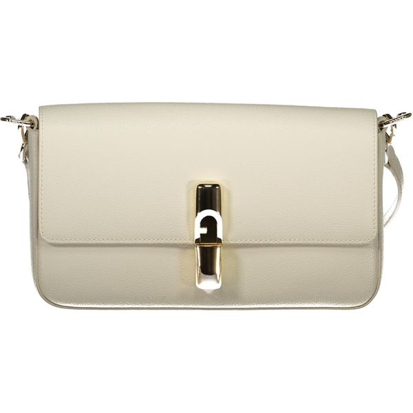 Elegante Borsa Da Donna Bianca Con Tracolla Removibile E Tasca Interna-image