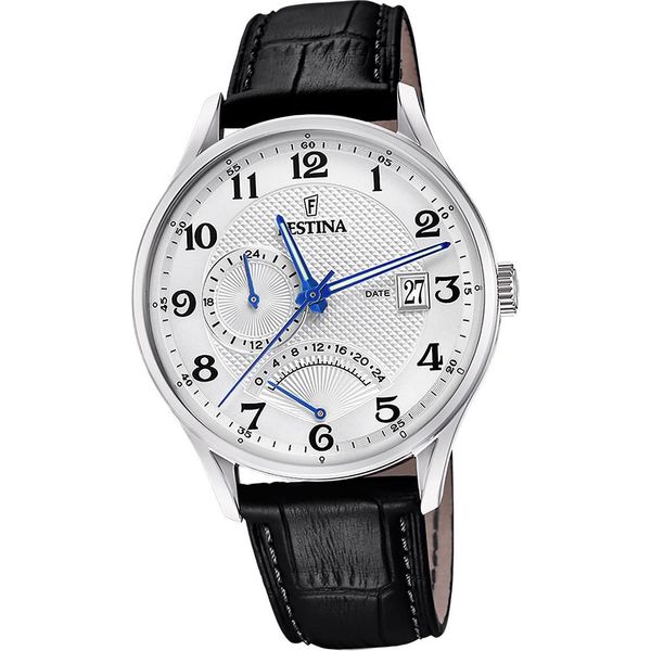 Festina Orologio Da Polso Classico Da Uomo In Pelle Nera D2UF16985/A-image