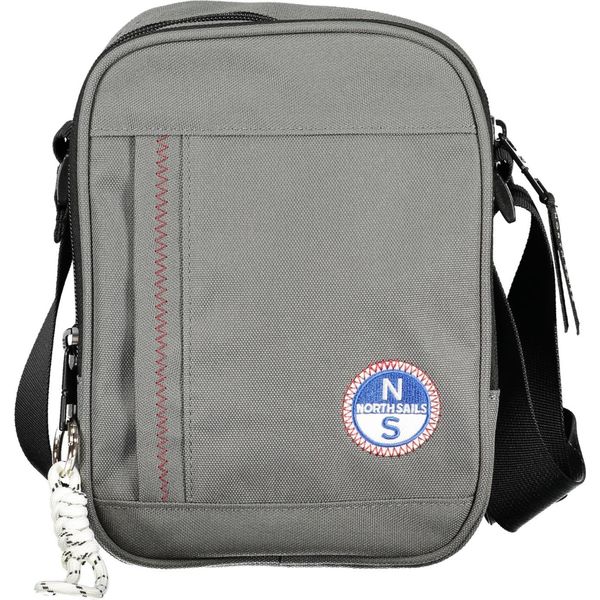 Borsa A Tracolla Grigia Da Uomo - Regolabile Con Scomparti Multipli-image