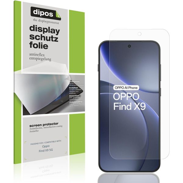 4X Pellicola Protettiva Per Oppo Find X9 5G Protezione Schermo Antiriflesso Dipos-image