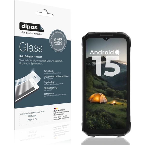 2X Pellicola Protettiva Per Hotwav Hyper 7S Protezione Vetro Flessibile 9H Dipos-image