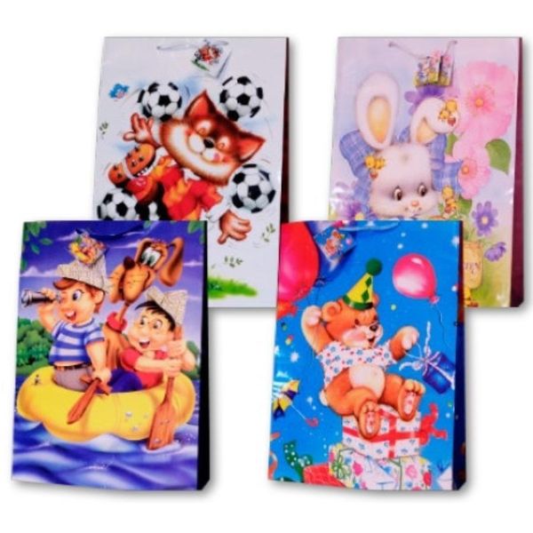 Borsa Decorativa Laminata PL-9 Per Bambini Di Grandi Dimensioni-image