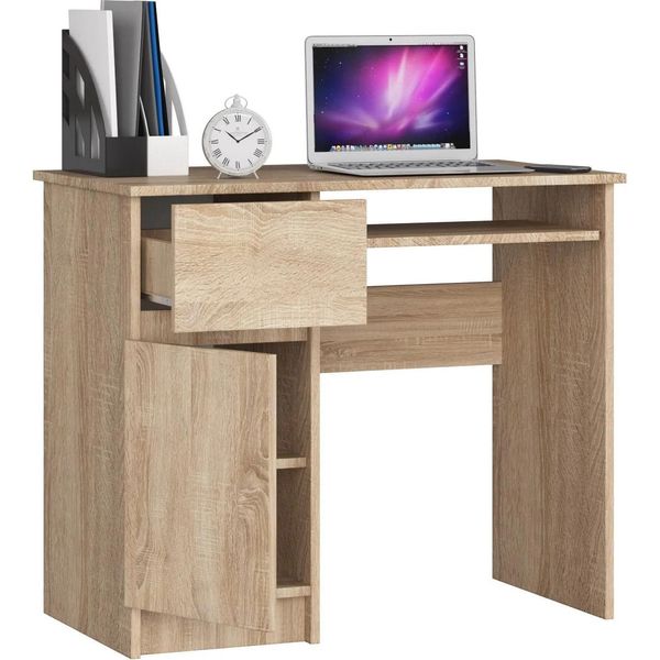 Scrivania Per Studenti Piksel 90 Cm Rovere Sonoma-image