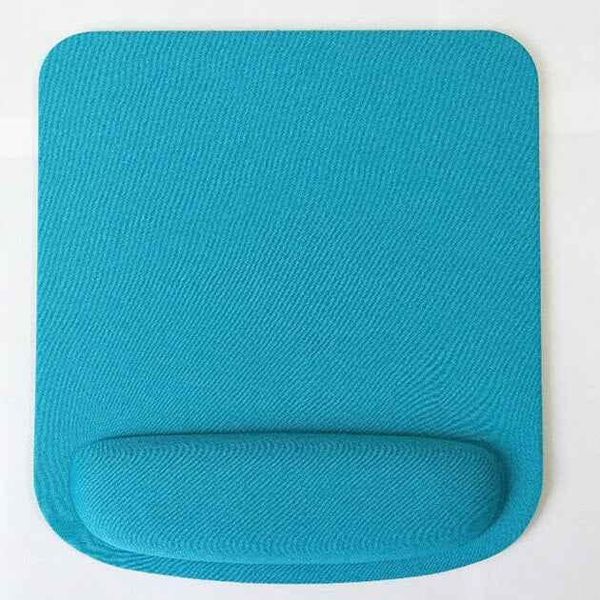 Tappetino Antiscivolo Per Mouse - Poggiapolsi - Mousepad - Quadrato Blu Chiaro-image