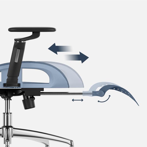 Mark Adler Expert 7.9 | Sedia Da Scrivania Ergonomica Sedia Da Ufficio | Schienale Regolabile Poggiatesta | Poggiapiedi | Profondità Di Seduta Regolabile | Nero-image
