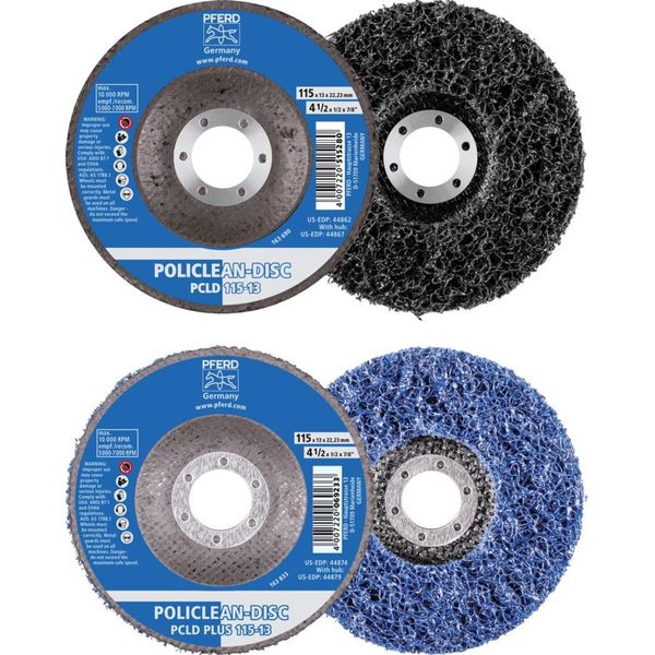 Pferd Tools Policlean Plus Pcld Vello Di Pulizia Ø 125X13 Mm Foro Ø 22,3 Mm Per Lavori Di Pulizia Grossolani (1)-image