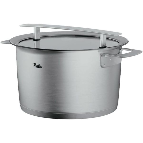 Kochtopf Fissler "Phi Collection", Silber (Silberfarben), B:27,5Cm H:19Cm L:35Cm Ø:24Cm, TöPfe, Kochtopf, Cookstar Allherdboden; Edelstahl 18/10; Made In Germany-image