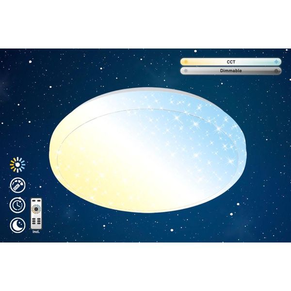 Briloner Leuchten Led Deckenleuchte "Star", Weiß, Leuchten, Led Sternenhimmel-image