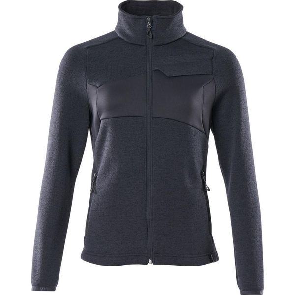Mascot Accel Maglia Da Donna Con Zip Taglia M Nero-Blu 18155-951, Taglia:L, Colore:Nero-Blu-image