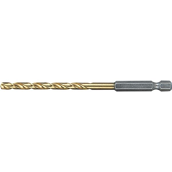 Makita Punta Hss-Tin, 4,0 X 95 Mm Hss-Tin - Titanio - 1/4" - 4,0 X 95 Mm"-image