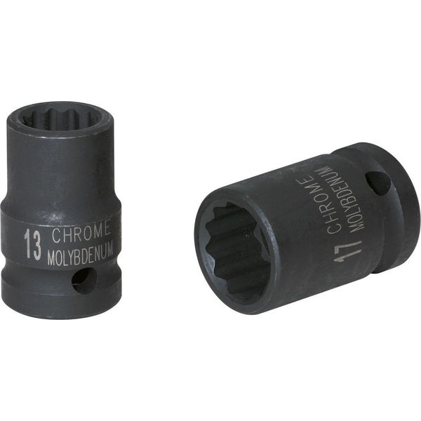 Ks Tools 3/8" Presa Elettrica A 12 Punte Corta 21 Mm - 515.1566"-image