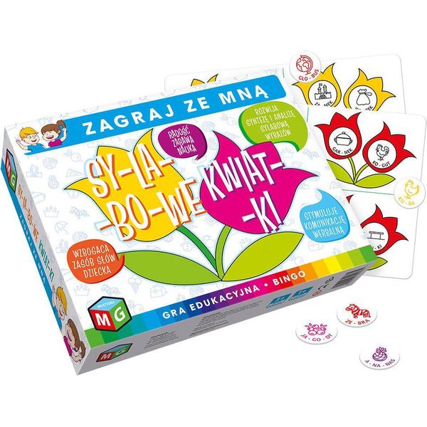 Multigra Gioco Educativo Per Bambini Fiori Di Sillaba 00884-image