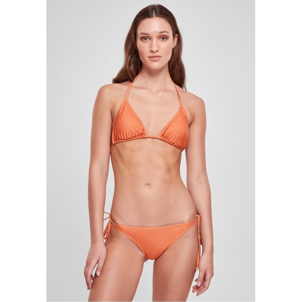 DáMské Plavky Bikiny Urban Classics Ladies Recycled Triangle Bikini Vintageorange - L-image