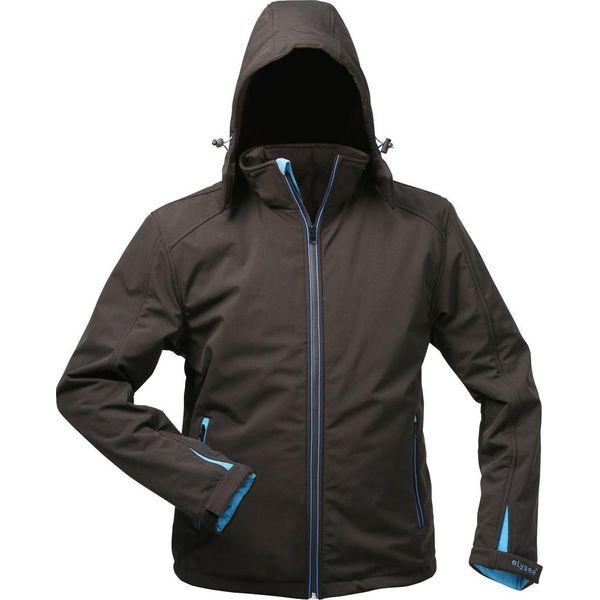 Giacca Invernale Softshell Uranos Taglia M Nero/Blu Elysee-image