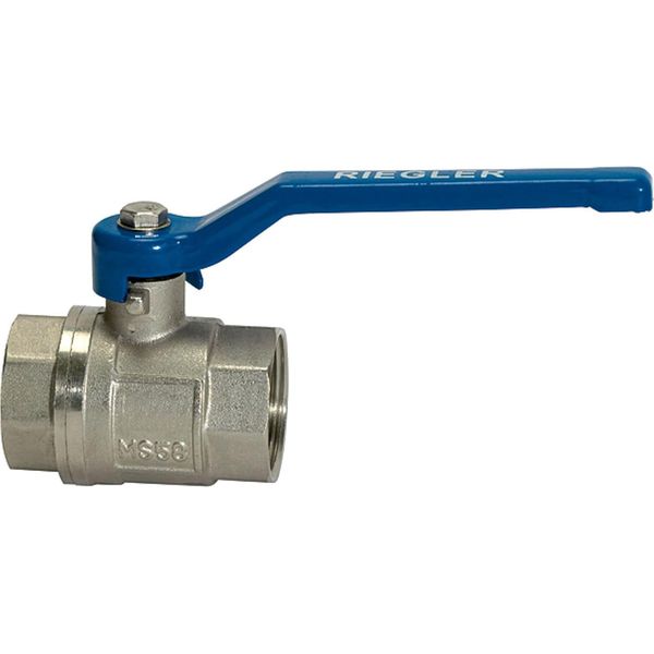 Valvola A Sfera In Ottone Valvola Linea 33,25Mm G 1 Pollice Interno Dn 24,5Mm Riegler-image