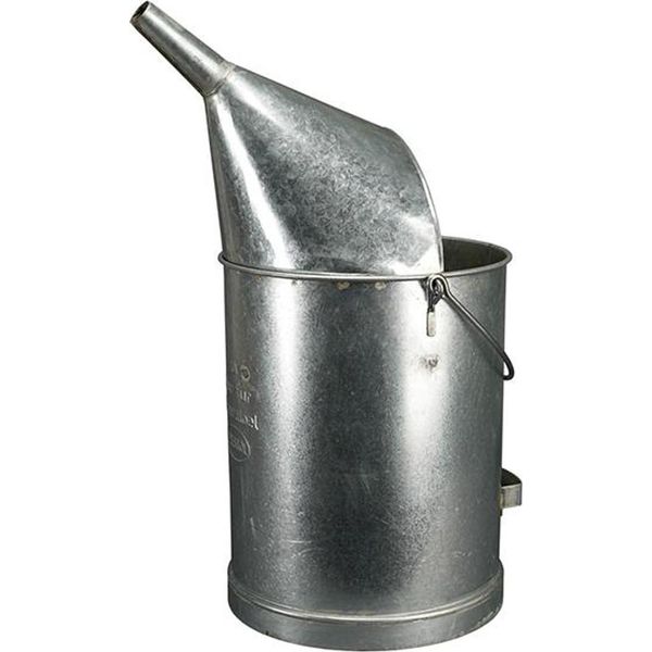 Pressol Secchio Dosatore 10L In Lamiera D'acciaio Zincata Con Beccuccio A Imbuto, Scala Da 1L A 5L (08063)-image