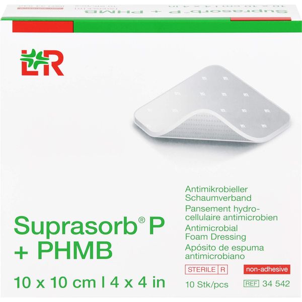 Medicazione In Schiuma Suprasorb P+Phmb 10X10 Cm 10 Pz-image