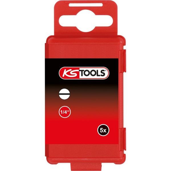 Ks Tools Bit Da 1/4" Con Intaglio 75 Mm 9 Mm Confezione Da 5 Pezzi - 911.8422"-image