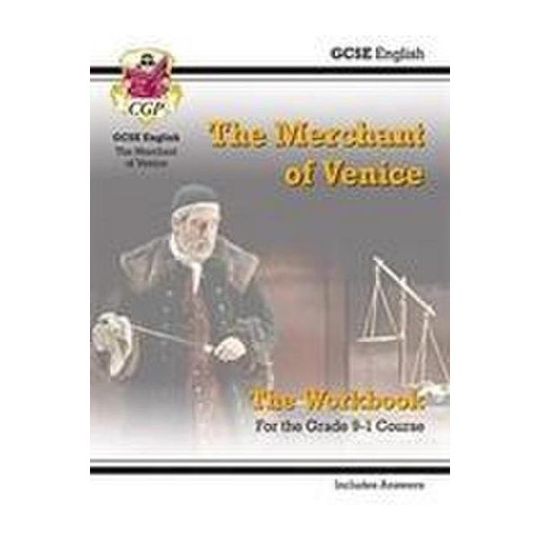 Gcse English Shakespeare - The Merchant Of Venice Workbook (Include Le Risposte): Per Gli Esami Del 2025 E 2026-image