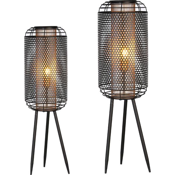 Gilde Stehleuchte, "Industrial"", Metall, Schwarz, Ve 1, H. 93 Cm, D. 27 Cm 84102"-image