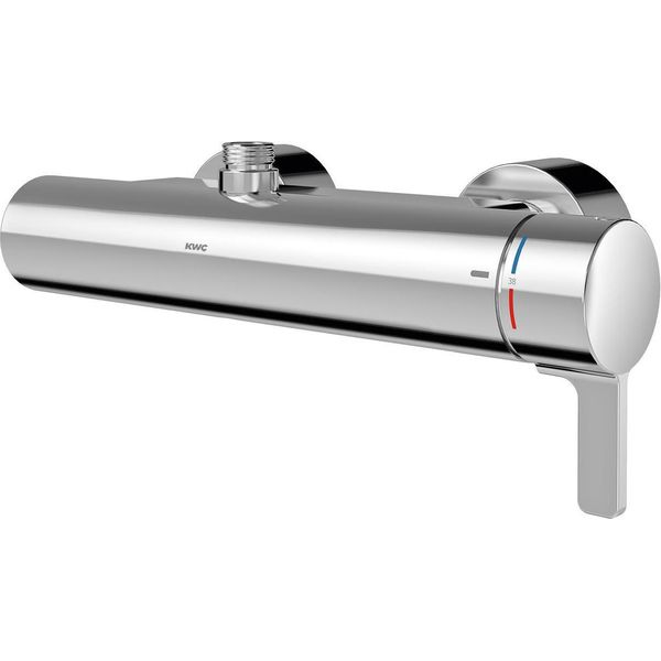 Miscelatore Termostatico A Parete Kwc Ar, F5, Ehm, Per Tubo A Gomito/Doccia, Opzione Igiene-image