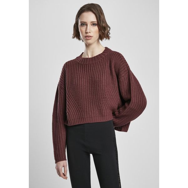 Urban Classics - Donna Maglione Largo Oversize Cherry - Xs-image